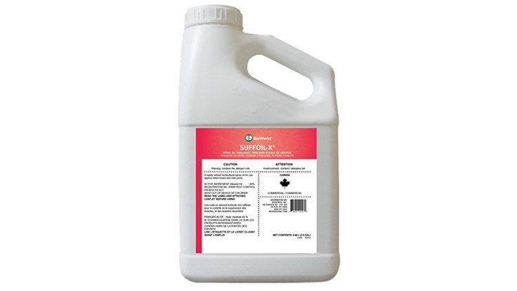 BioWorks’ SuffOil-X horticultural spray oil is now available in Canada