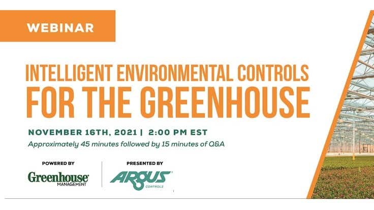 Webinar: Intelligent environmental controls for the greenhouse