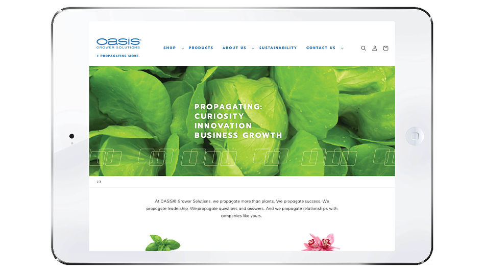OASIS Grower Solutions launches new website 