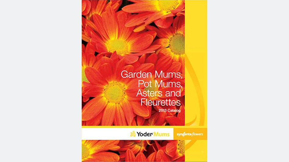 Syngenta releases 2013 mum catalog and poinsettia supplement