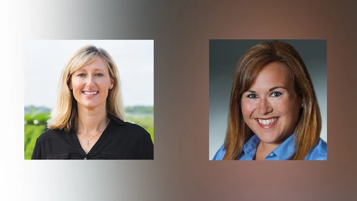 Lyndsi Oestmann (left) and Jessica Feuerbach (right)