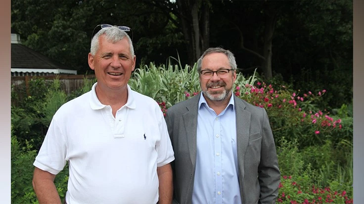 (From L to R) Colleagues Tony Avent, Founder of Juniper Level Botanic Garden and Plant Delights Nursery and Mark Weathington, Director of JC Raulston Arboretum at North Carolina State University