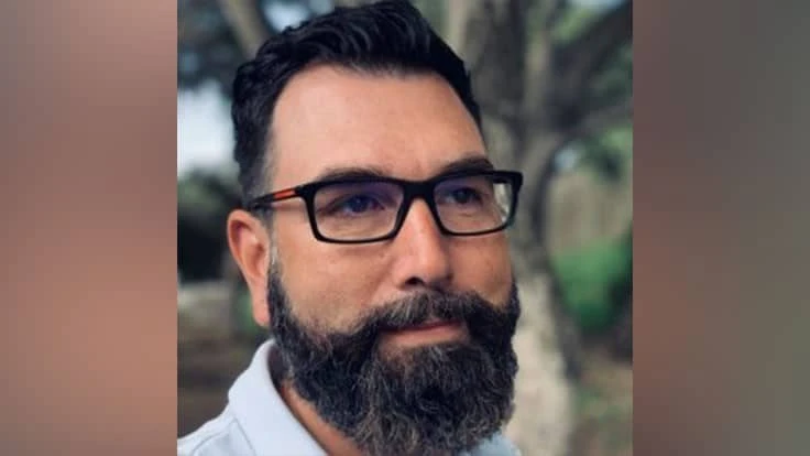 Close-up image of man's face