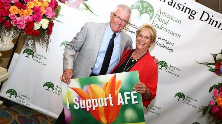 Bob and Diane Williams at the AFE Fundraising Dinner.