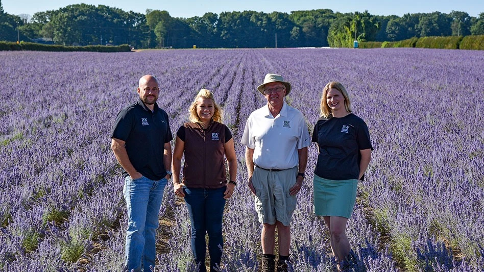 Walters Gardens' executive team. From left to right: Ryan Hop, chief operations officer; Christa Steenwyk, vice president of marketing and customer relations; John Walters, chief executive officer; Karin Walters, vice president of product strategy.