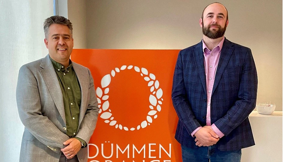Frank Magnusson (left) and Nathan Lamkey (right) will manage the North American region of Dümmen Orange.