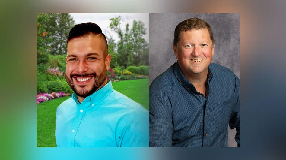 [L-R] Julian Gonzales and Caleb Wilson join Syngenta as ornamental territory managers for the Southwest and Midwest respectively.