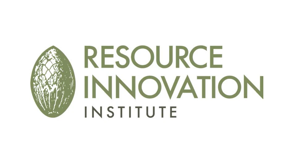 The logo for Resource Innovation Institute with green text on a white background.